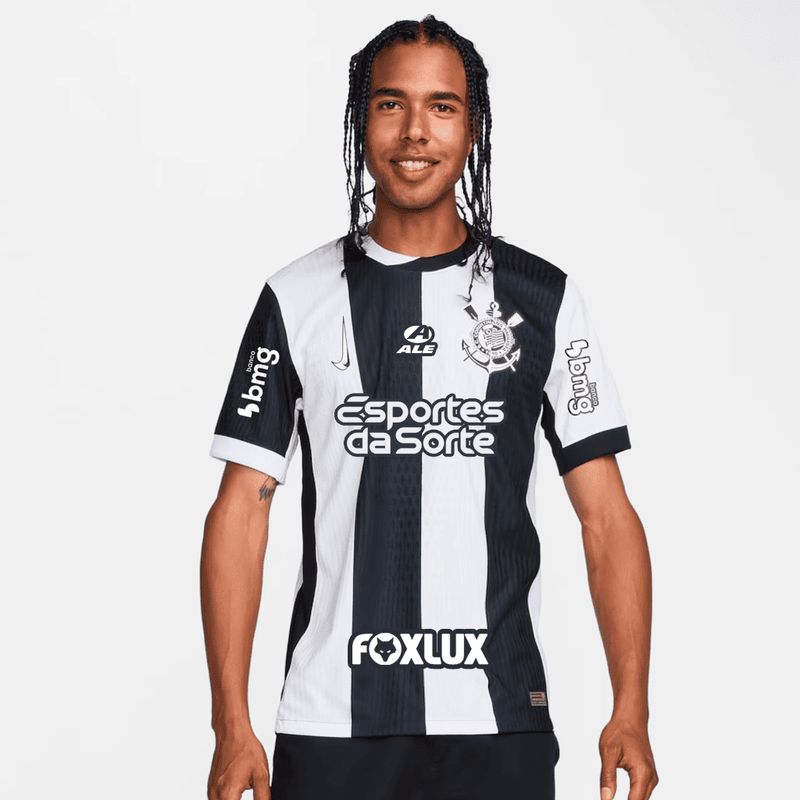 Camisa Nike Corinthians 2024/25 III Jogador Com Patrocínios